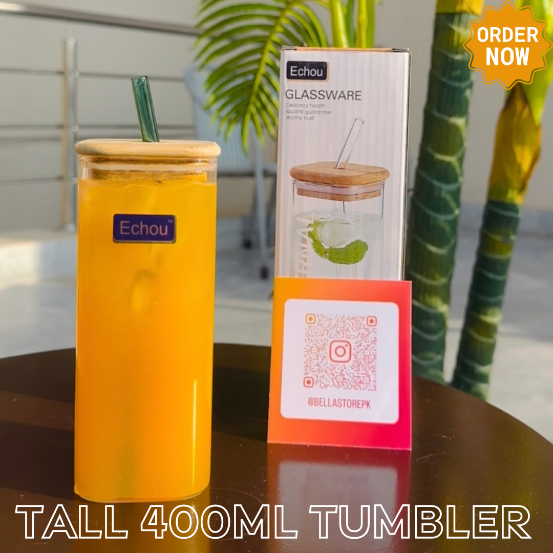 Tall Glass Tumbler 410 ML